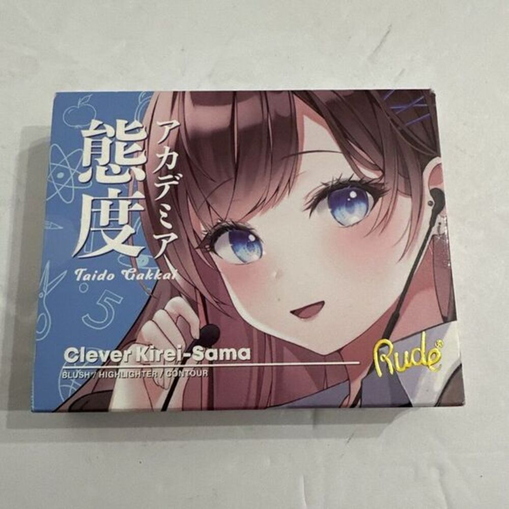 Rude Manga -‎ Clever Kirei-Sama - Blush/Highlighter/Contour Palette - New In Box